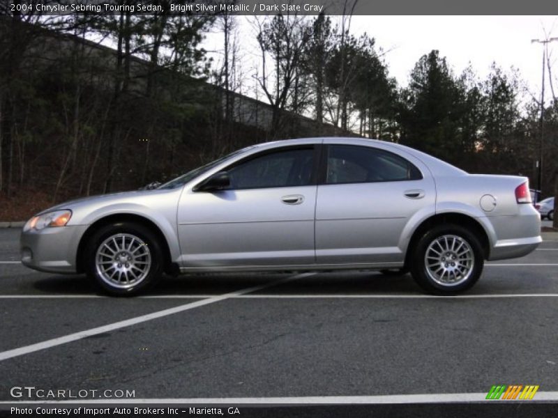 Bright Silver Metallic / Dark Slate Gray 2004 Chrysler Sebring Touring Sedan