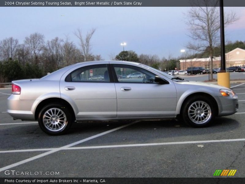 Bright Silver Metallic / Dark Slate Gray 2004 Chrysler Sebring Touring Sedan