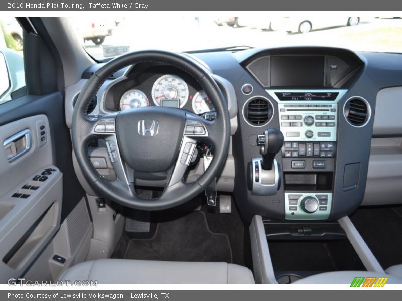 Taffeta White / Gray 2010 Honda Pilot Touring