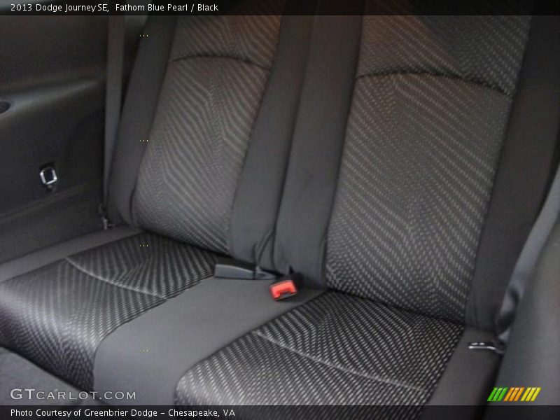 Fathom Blue Pearl / Black 2013 Dodge Journey SE