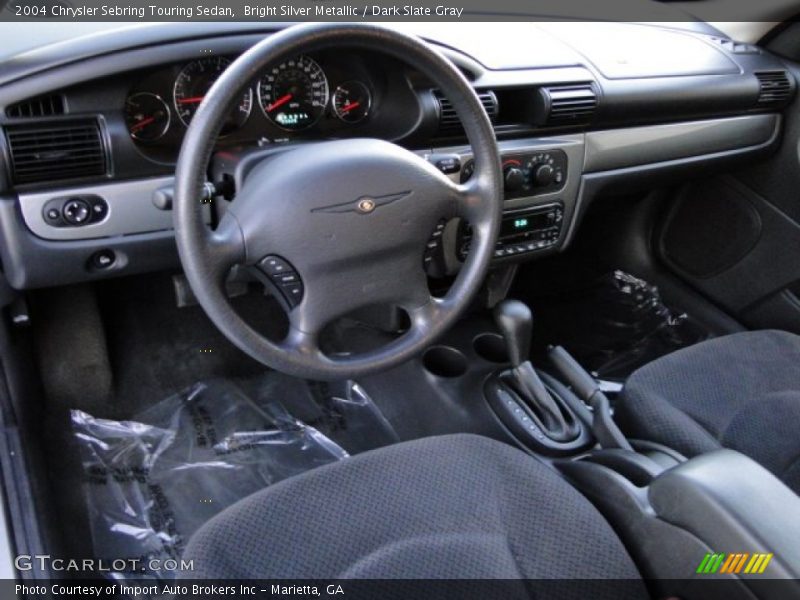 Bright Silver Metallic / Dark Slate Gray 2004 Chrysler Sebring Touring Sedan