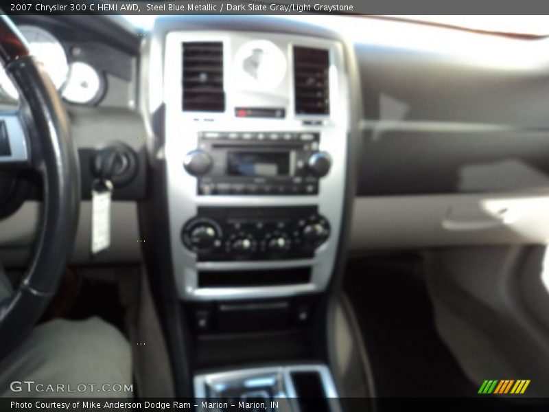 Steel Blue Metallic / Dark Slate Gray/Light Graystone 2007 Chrysler 300 C HEMI AWD