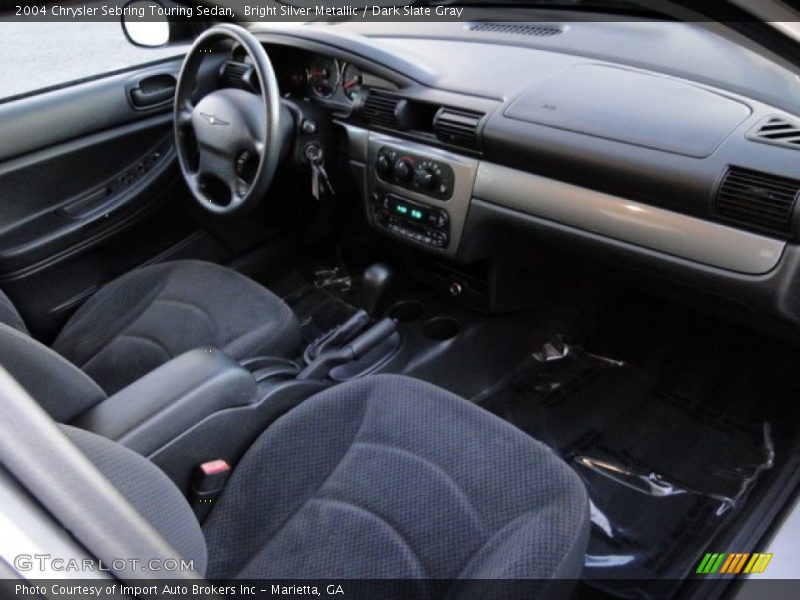 Bright Silver Metallic / Dark Slate Gray 2004 Chrysler Sebring Touring Sedan