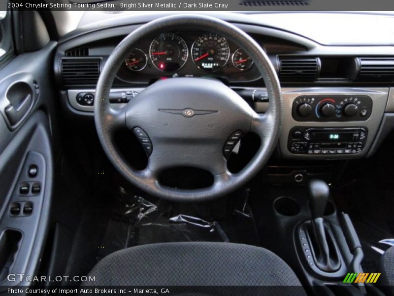 Bright Silver Metallic / Dark Slate Gray 2004 Chrysler Sebring Touring Sedan