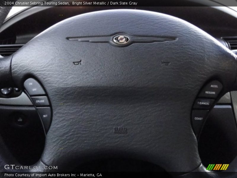 Bright Silver Metallic / Dark Slate Gray 2004 Chrysler Sebring Touring Sedan
