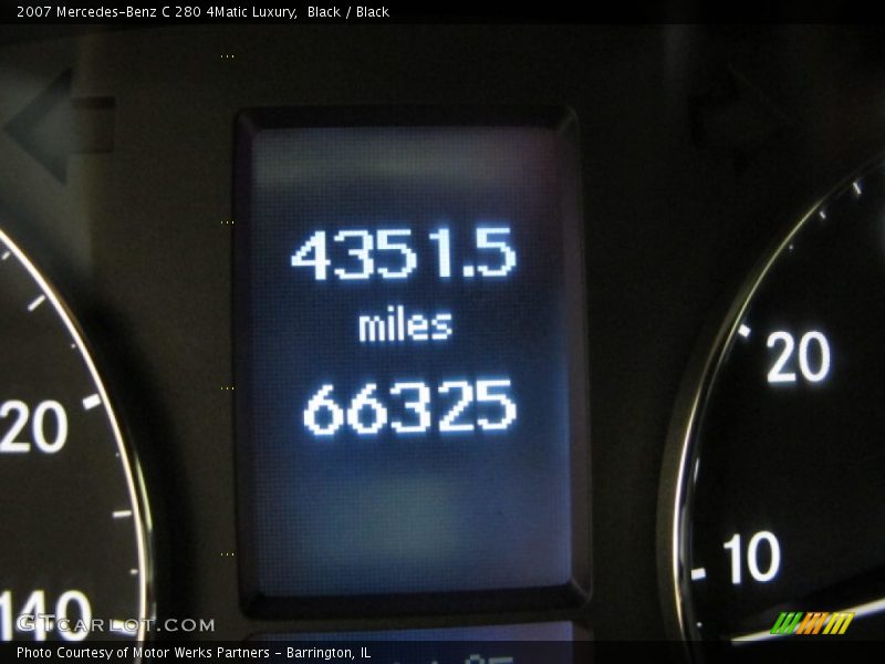 Black / Black 2007 Mercedes-Benz C 280 4Matic Luxury