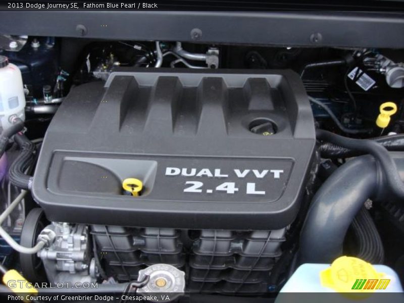 Fathom Blue Pearl / Black 2013 Dodge Journey SE
