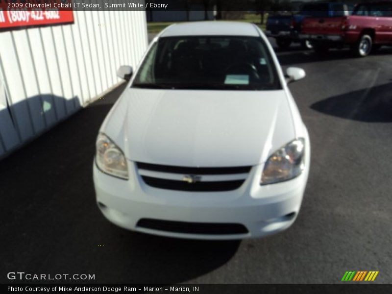 Summit White / Ebony 2009 Chevrolet Cobalt LT Sedan