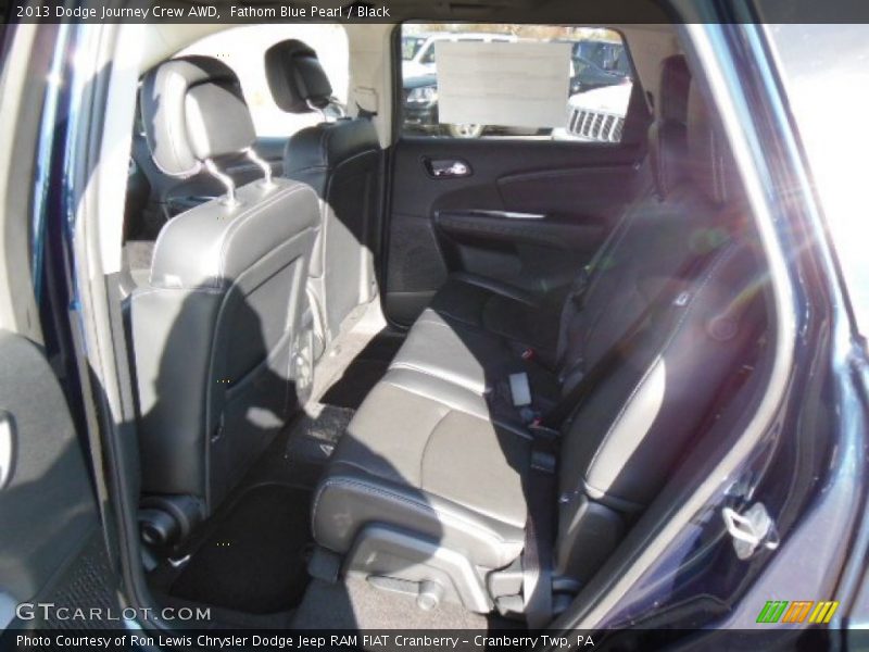 Fathom Blue Pearl / Black 2013 Dodge Journey Crew AWD