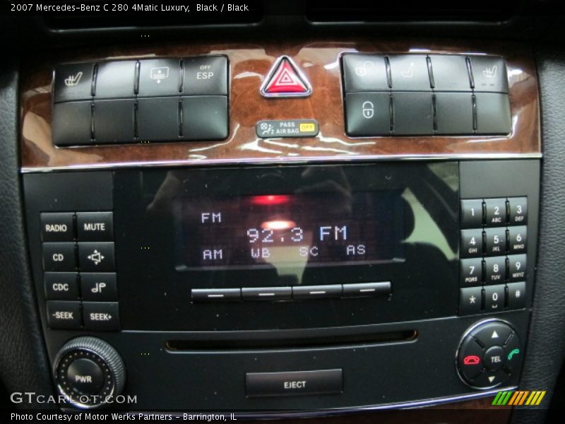 Black / Black 2007 Mercedes-Benz C 280 4Matic Luxury