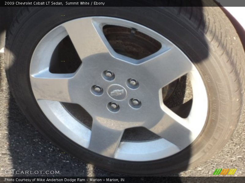 Summit White / Ebony 2009 Chevrolet Cobalt LT Sedan