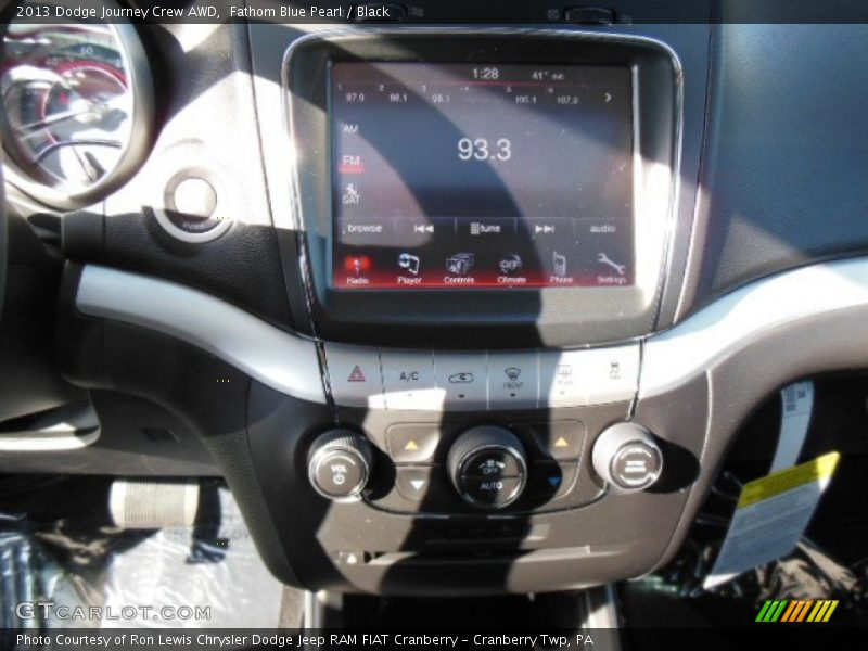 Fathom Blue Pearl / Black 2013 Dodge Journey Crew AWD