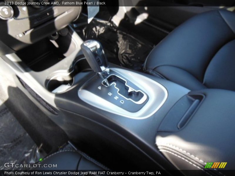 Fathom Blue Pearl / Black 2013 Dodge Journey Crew AWD