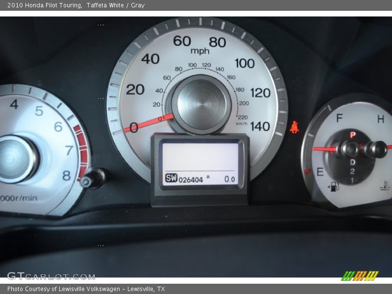 Taffeta White / Gray 2010 Honda Pilot Touring