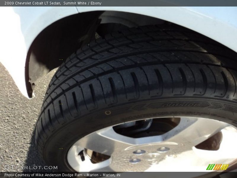 Summit White / Ebony 2009 Chevrolet Cobalt LT Sedan