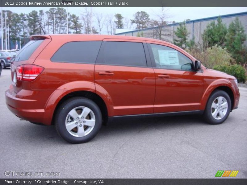 Copper Pearl / Black 2013 Dodge Journey American Value Package
