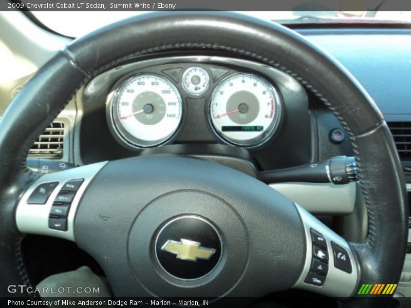 Summit White / Ebony 2009 Chevrolet Cobalt LT Sedan