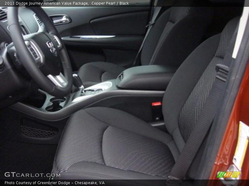 Copper Pearl / Black 2013 Dodge Journey American Value Package