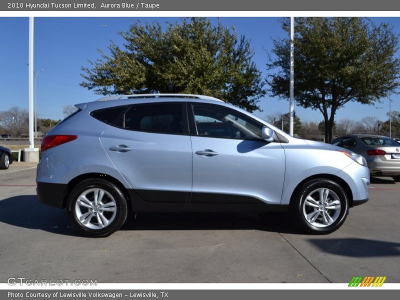 Aurora Blue / Taupe 2010 Hyundai Tucson Limited