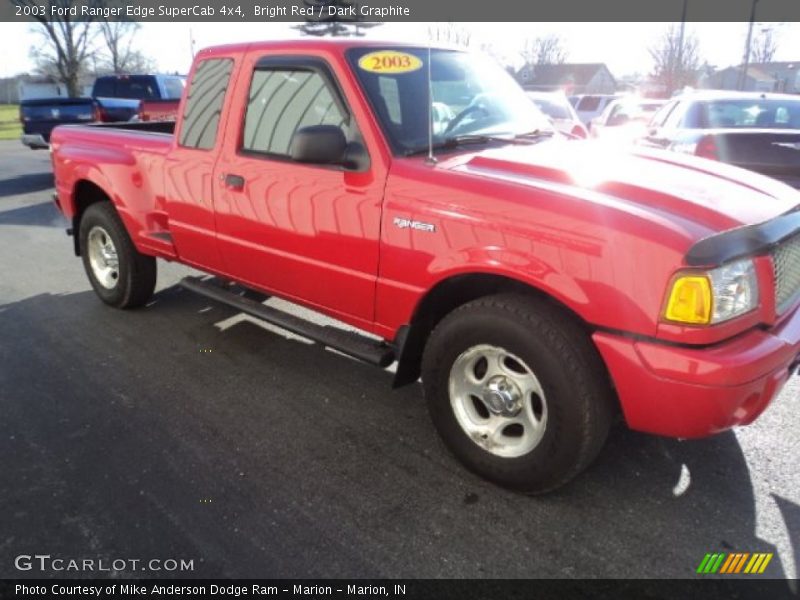 Bright Red / Dark Graphite 2003 Ford Ranger Edge SuperCab 4x4