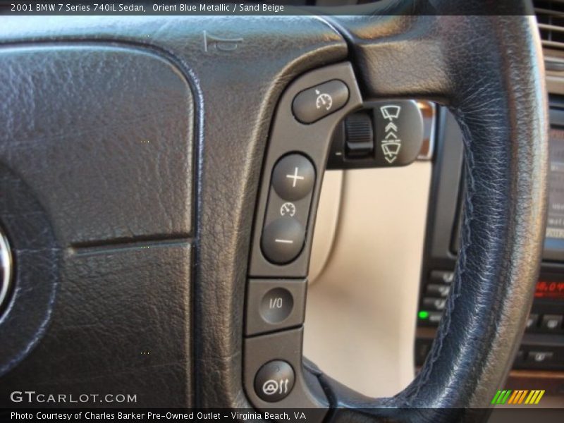 Controls of 2001 7 Series 740iL Sedan