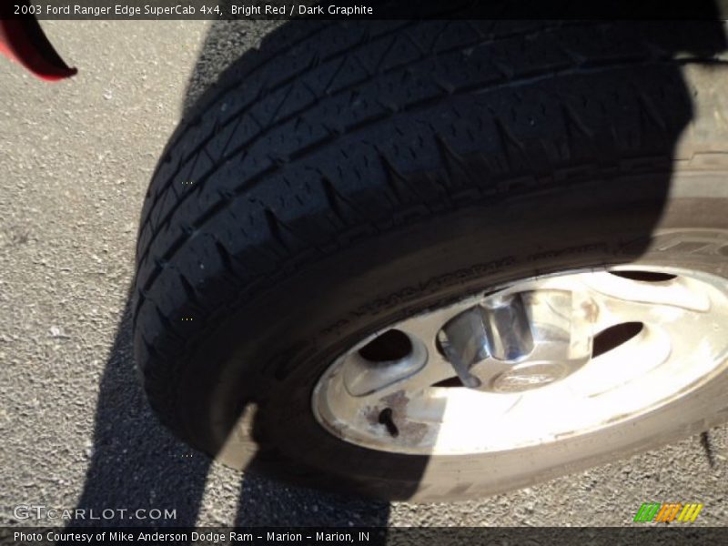 Bright Red / Dark Graphite 2003 Ford Ranger Edge SuperCab 4x4