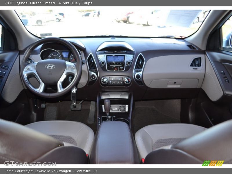 Aurora Blue / Taupe 2010 Hyundai Tucson Limited