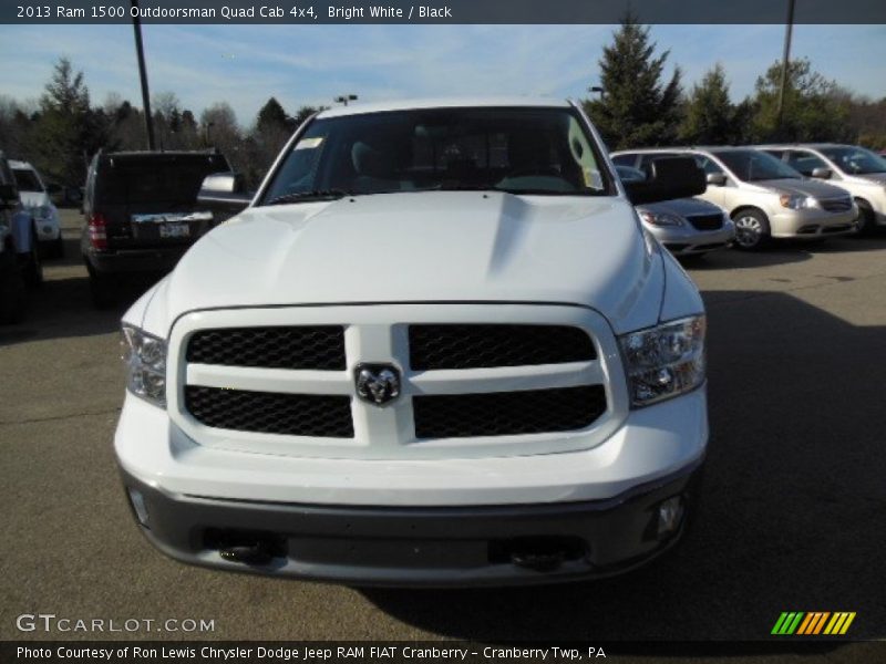 Bright White / Black 2013 Ram 1500 Outdoorsman Quad Cab 4x4