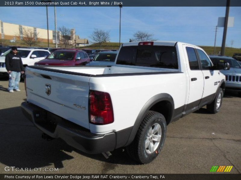Bright White / Black 2013 Ram 1500 Outdoorsman Quad Cab 4x4