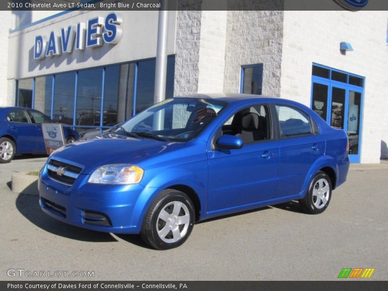 Bright Blue / Charcoal 2010 Chevrolet Aveo LT Sedan