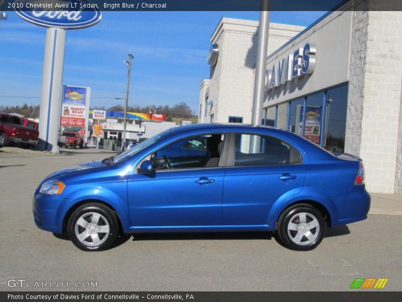 Bright Blue / Charcoal 2010 Chevrolet Aveo LT Sedan
