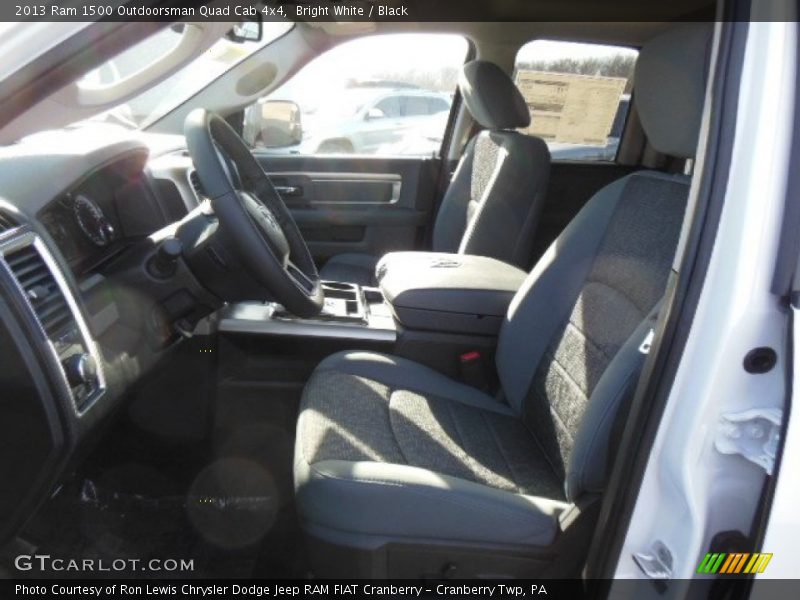Bright White / Black 2013 Ram 1500 Outdoorsman Quad Cab 4x4