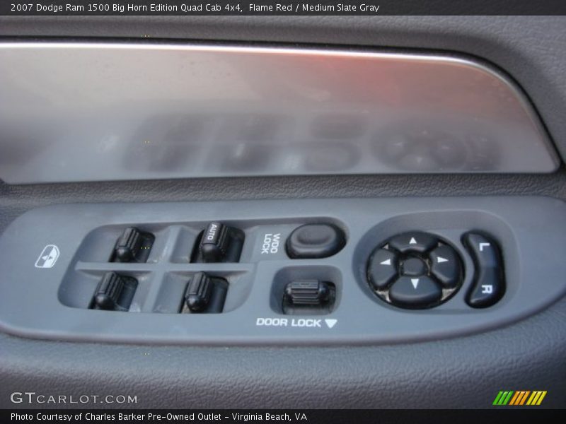 Flame Red / Medium Slate Gray 2007 Dodge Ram 1500 Big Horn Edition Quad Cab 4x4