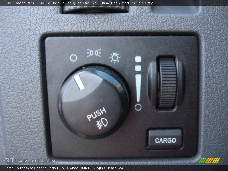 Controls of 2007 Ram 1500 Big Horn Edition Quad Cab 4x4