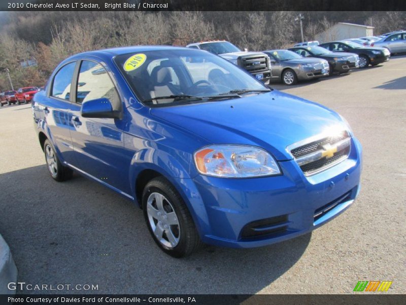 Bright Blue / Charcoal 2010 Chevrolet Aveo LT Sedan