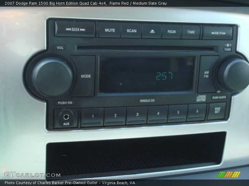 Audio System of 2007 Ram 1500 Big Horn Edition Quad Cab 4x4