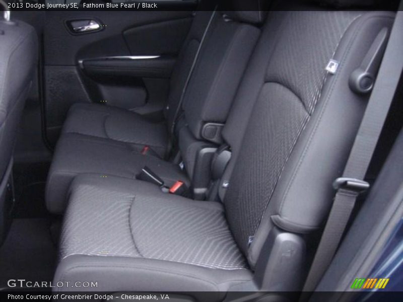 Fathom Blue Pearl / Black 2013 Dodge Journey SE