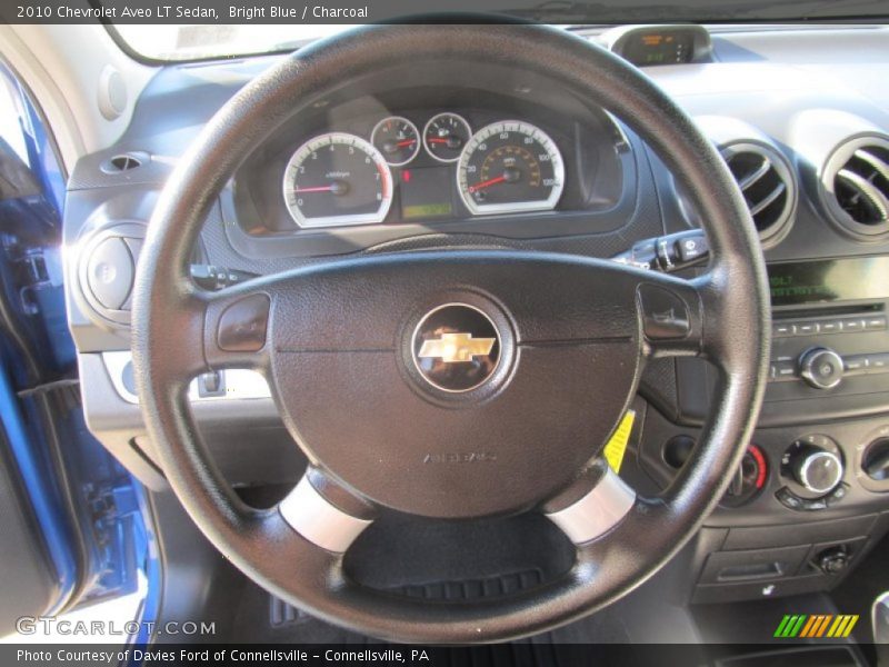 Bright Blue / Charcoal 2010 Chevrolet Aveo LT Sedan