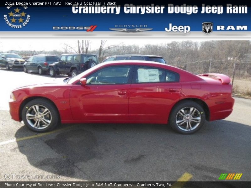 Redline 3 Coat Pearl / Black 2013 Dodge Charger R/T AWD