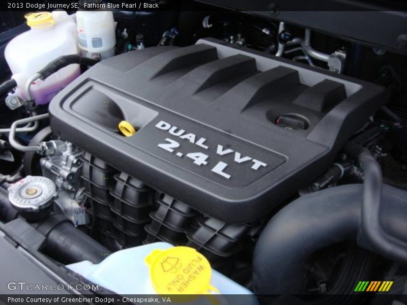 Fathom Blue Pearl / Black 2013 Dodge Journey SE