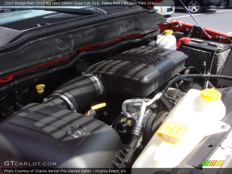  2007 Ram 1500 Big Horn Edition Quad Cab 4x4 Engine - 4.7 Liter Flex Fuel SOHC 16-Valve V8