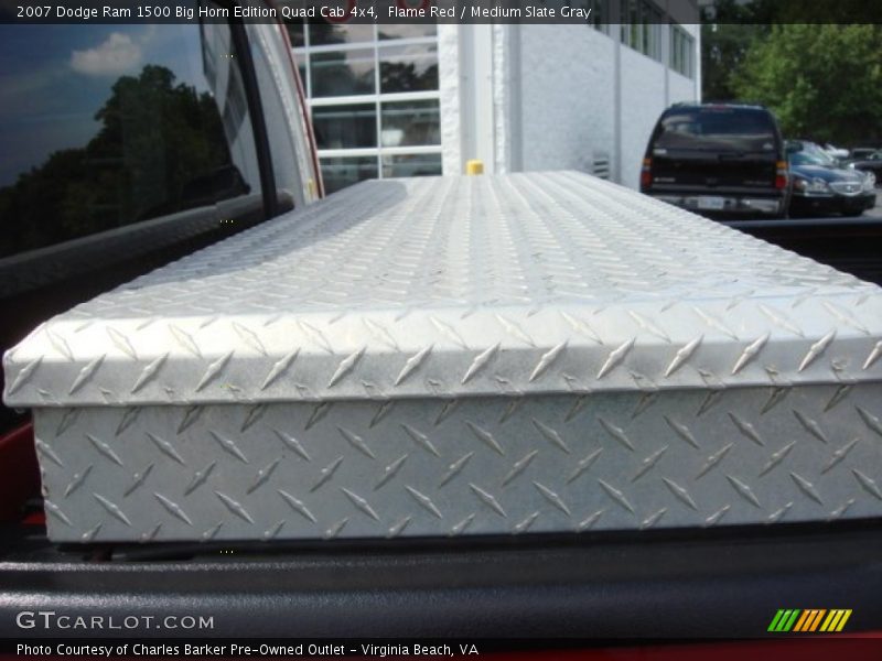 Flame Red / Medium Slate Gray 2007 Dodge Ram 1500 Big Horn Edition Quad Cab 4x4