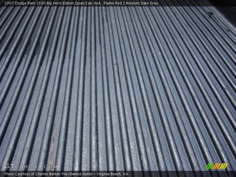 Flame Red / Medium Slate Gray 2007 Dodge Ram 1500 Big Horn Edition Quad Cab 4x4