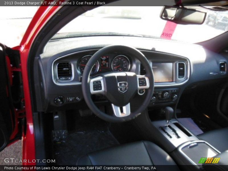 Redline 3 Coat Pearl / Black 2013 Dodge Charger R/T AWD