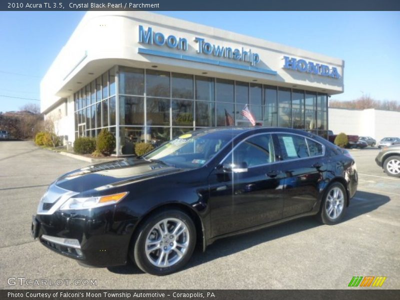 Crystal Black Pearl / Parchment 2010 Acura TL 3.5