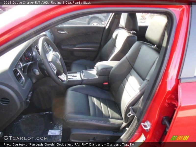 Front Seat of 2013 Charger R/T AWD