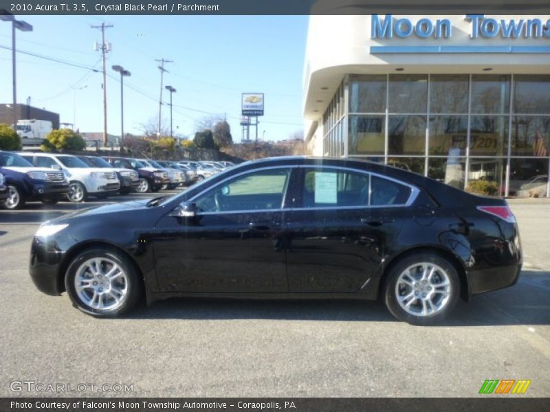 Crystal Black Pearl / Parchment 2010 Acura TL 3.5