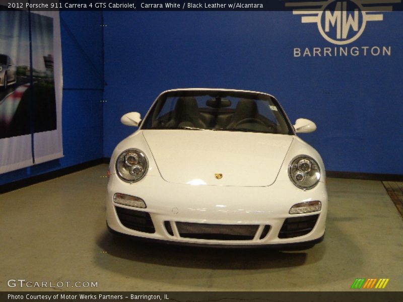 Carrara White / Black Leather w/Alcantara 2012 Porsche 911 Carrera 4 GTS Cabriolet