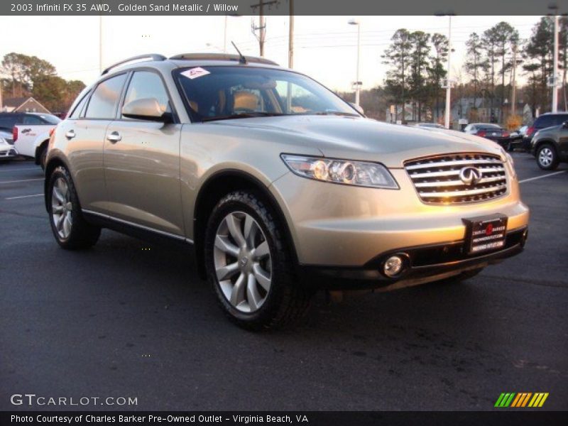Front 3/4 View of 2003 FX 35 AWD