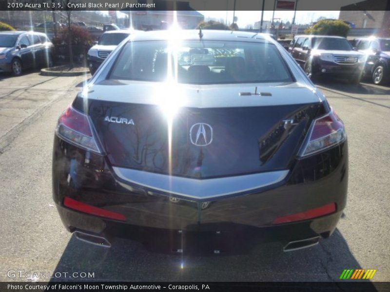 Crystal Black Pearl / Parchment 2010 Acura TL 3.5